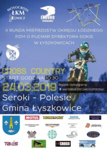 II Runda Mistrzostw Okręgu Łódzkiego w Cross Country 24.03.2019 Seroki